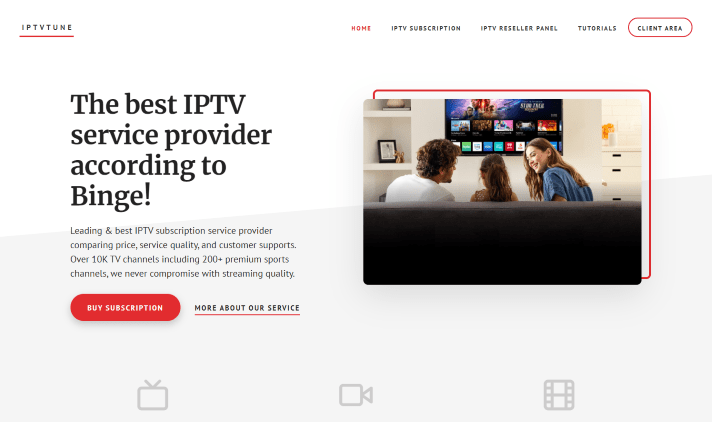 IPTV Tune Website