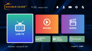 double click iptv