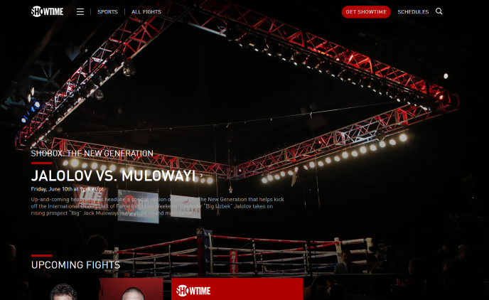 Showtime PPV Website