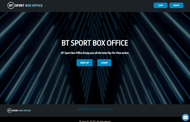 BT Sport Website