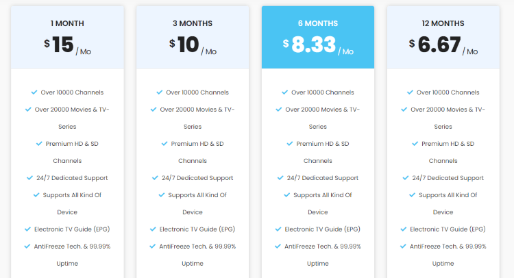 pricing