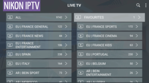 nikon iptv channels