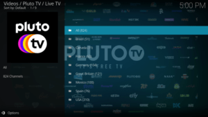 pluto tv kodi addon iptv