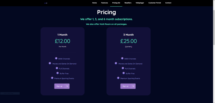 pricing