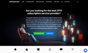 worthystream iptv website